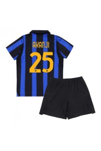 Inter Milan Manuel Akanji #25 Jalkapallovaatteet Lasten Kotipeliasu 2026-27 Lyhythihainen (+ Lyhyet housut)